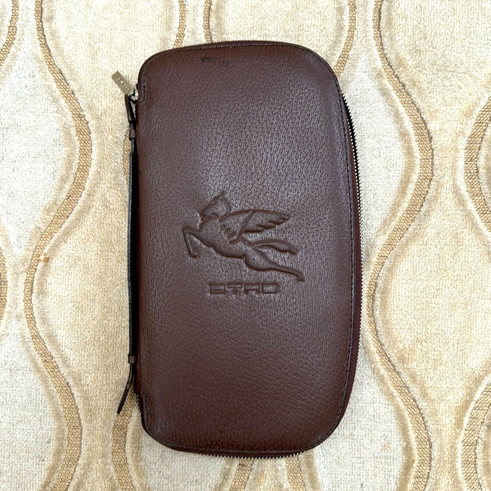 Etro Briefcase Men Brown vintage